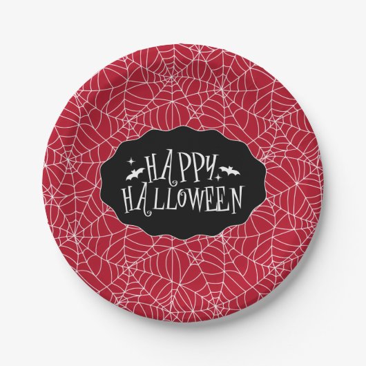Halloween papieren bordje (Voorkant)