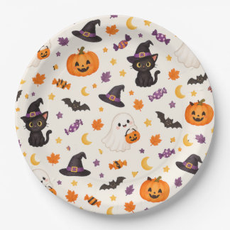 halloween papieren bordje