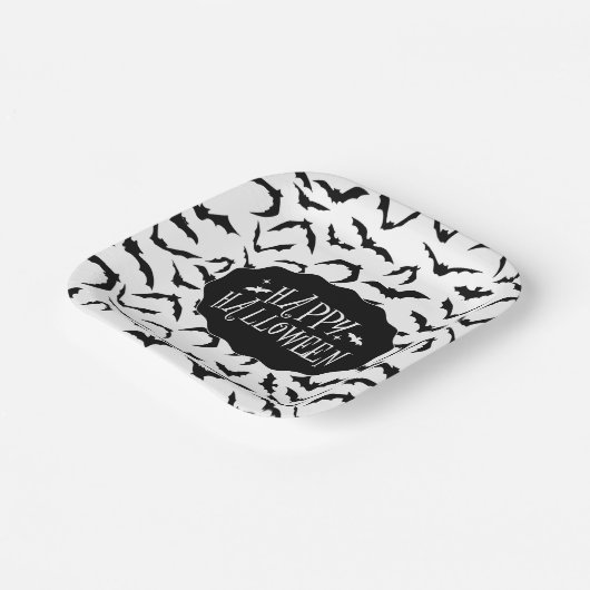 Halloween  papieren bordje (Gebogen)