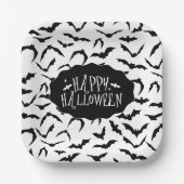 Halloween  papieren bordje (Voorkant)