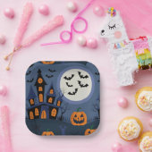 Halloween Papieren Bordje (Feest)