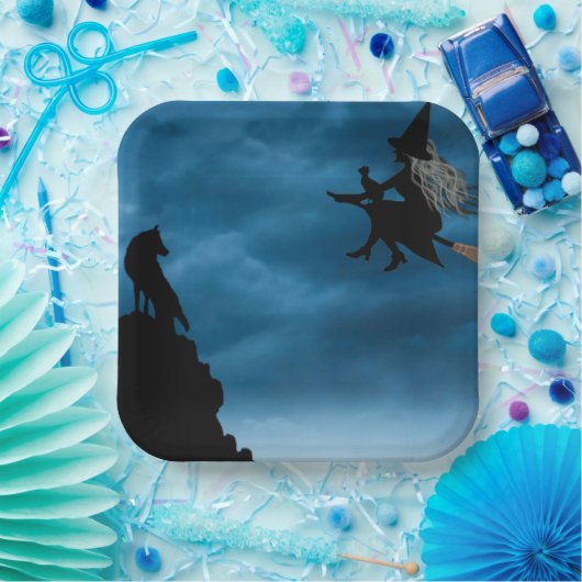 Halloween Papieren Bordje (Feest)