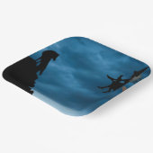 Halloween Papieren Bordje (Gebogen)