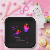 Halloween Papieren Bordje (Feest)