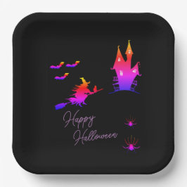 Halloween Papieren Bordje