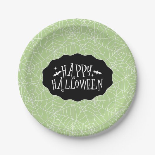 Halloween papieren bordje (Voorkant)
