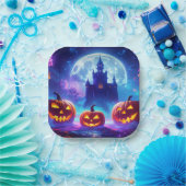 Halloween Papieren Bordje (Feest)