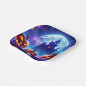 Halloween Papieren Bordje (Gebogen)