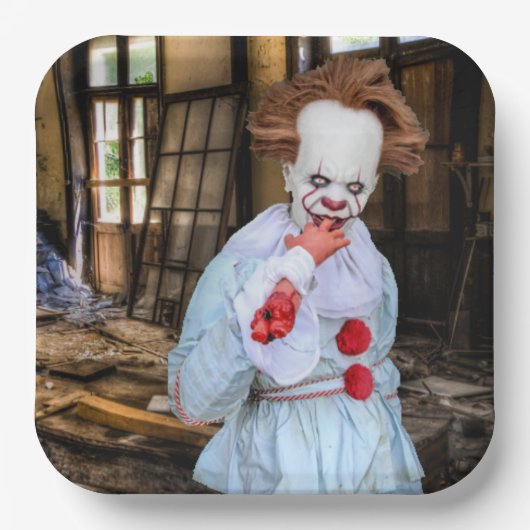 Halloween Papieren Bordje (Voorkant)