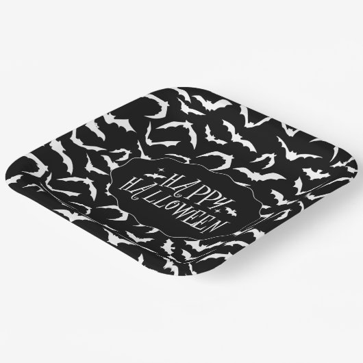 Halloween  papieren bordje (Gebogen)