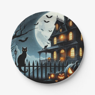 Halloween Papieren Bordje