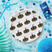 Halloween Papieren Bordje (Feest)