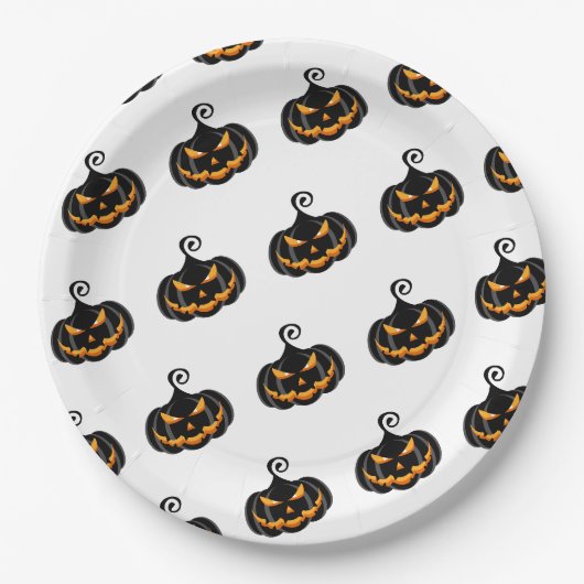 Halloween Papieren Bordje (Voorkant)