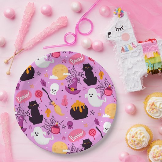 Halloween Papieren Bordje (Feest)