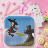 Halloween Papieren Bordje (Feest)