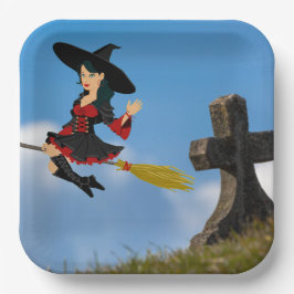 Halloween Papieren Bordje