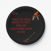 Halloween Papieren Bordje (Voorkant)