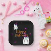 Halloween Papieren Bordje (Feest)