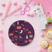Halloween Papieren Bordje (Feest)