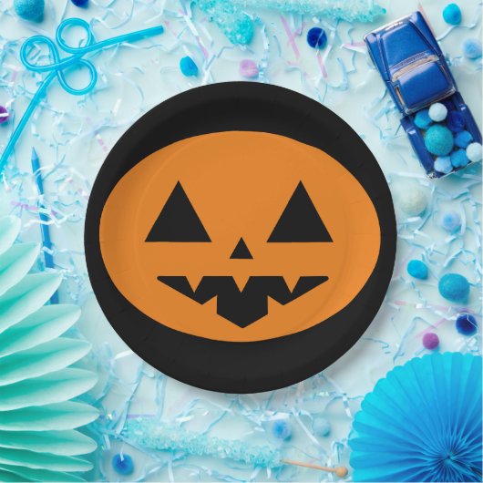 Halloween Papieren Bordje (Feest)