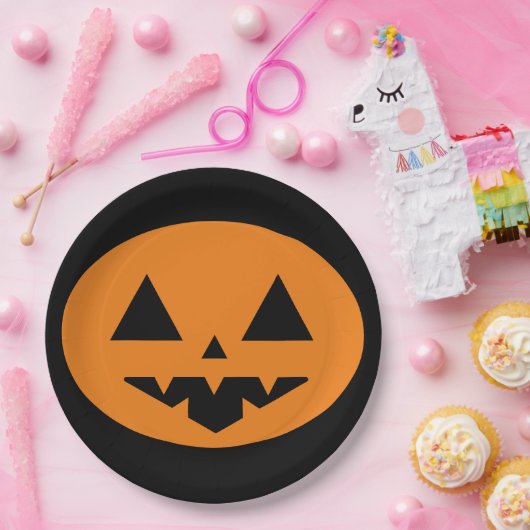 Halloween Papieren Bordje (Feest)