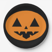 Halloween Papieren Bordje (Voorkant)