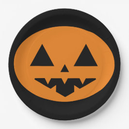 Halloween Papieren Bordje