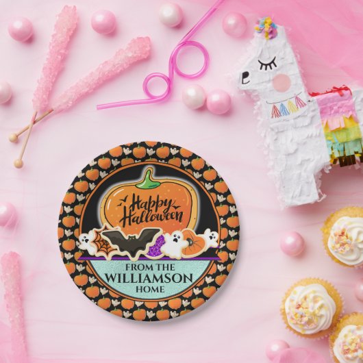 Halloween Papieren Bordje (Feest)