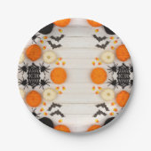 Halloween Papieren Bordje (Voorkant)