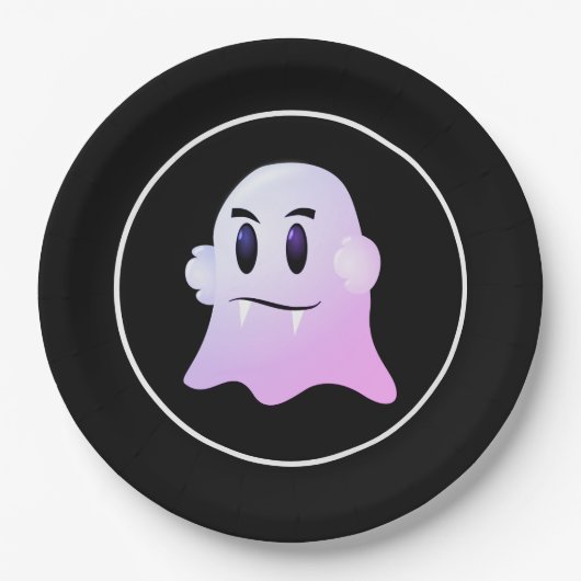 Halloween Papieren Plaat Bordje (Voorkant)