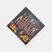 Halloween - Papieren servet (Hoek)