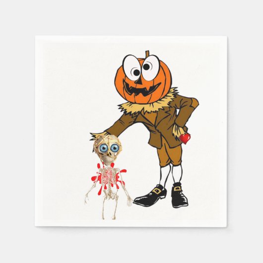 Halloween Papieren Servetten (Voorkant)