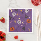 Halloween Papieren servetten - Schedels, Pompoenen (Insitu)