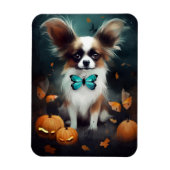 Halloween Papillon met pompoenen eng Magneet (Verticaal)