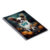 Halloween Papillon met pompoenen eng Notitieboek (Rechterzijde)