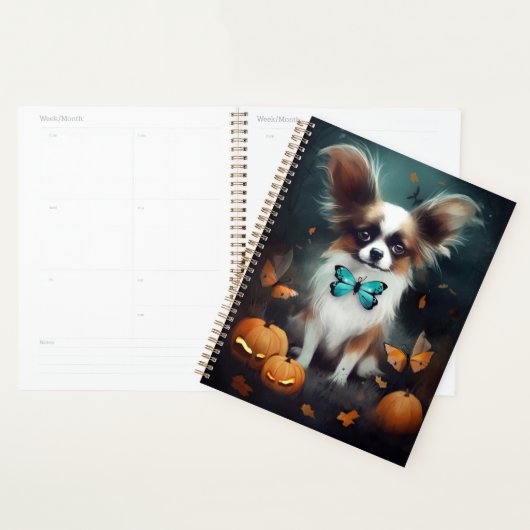 Halloween Papillon met pompoenen eng Planner (Display)