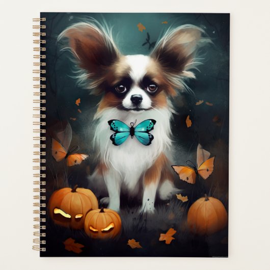 Halloween Papillon met pompoenen eng Planner (Voorkant)