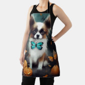 Halloween Papillon met pompoenen eng Schort (Insitu)