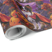 Halloween Papillon Vampire Pumpkins eng Cadeaupapier (Rol Hoek)