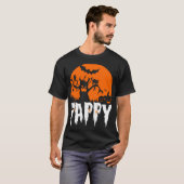Halloween Pappy Scary 31 oktober cadeau T-shirt (Voorkant volledig)