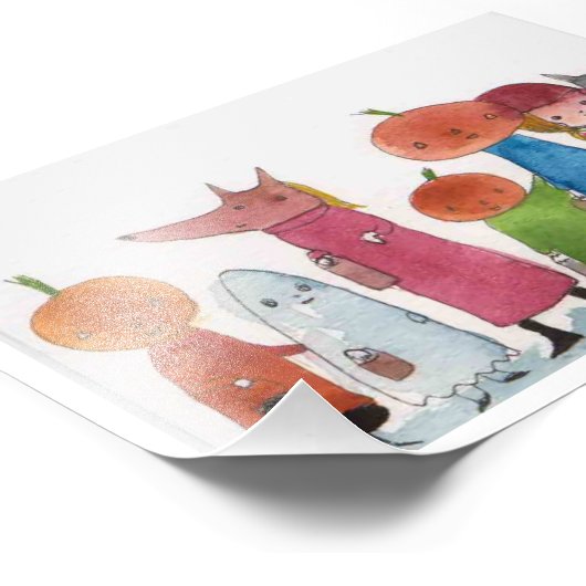 Halloween Parade Foto Afdruk (Hoek)