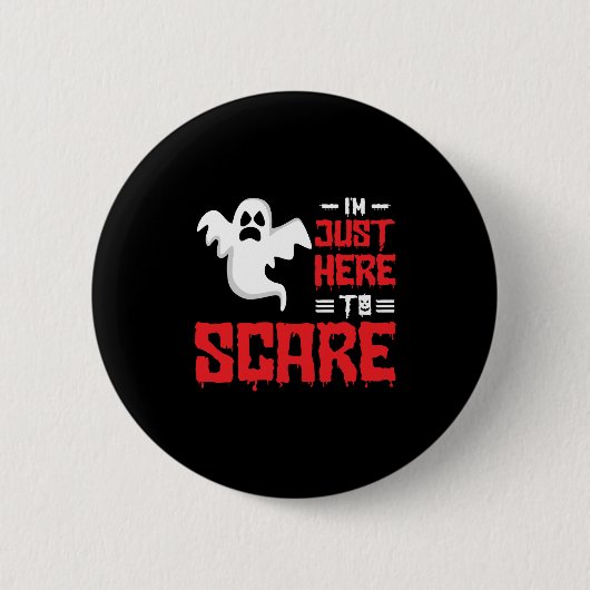 Halloween Paranormal Ghost Hunters Horror Fans Ronde Button 5,7 Cm (Voorkant)