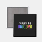 Halloween Parent Daughter Adult Costume I'm with T Magneet (Voorkant / Achterkant)