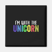 Halloween Parent Daughter Adult Costume I'm with T Magneet (Voorkant)