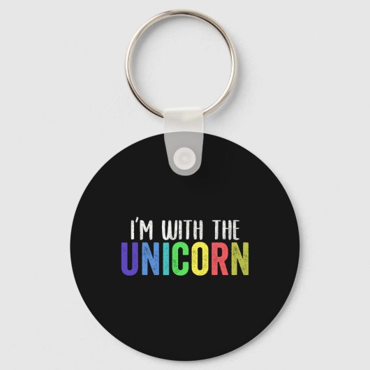 Halloween Parent Daughter Adult Costume I'm with T Sleutelhanger (Voorkant)