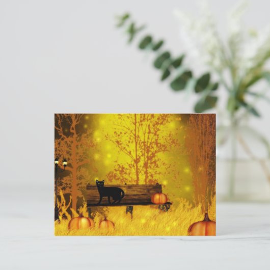 Halloween park Briefkaart (Staand voorkant)