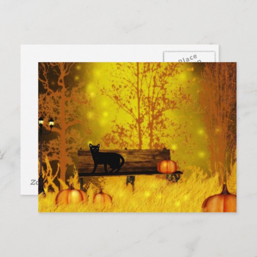 Halloween park Briefkaart (Voorkant / Achterkant)