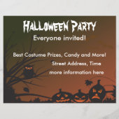 Halloween Partij 2 Flyer (Voorkant)