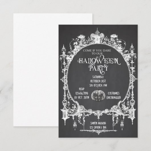 HALLOWEEN PARTIJ, COSTUME PARTIJ, VOLWASSENHALLOEE (Voorkant / Achterkant)