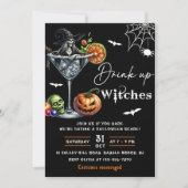 Halloween Partij Drinken Kaart (Voorkant)